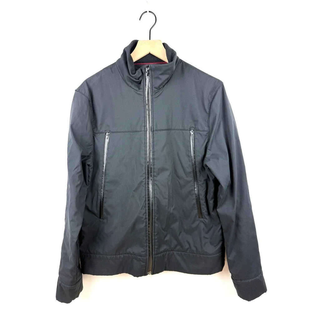 Banana Republic Men's Gray Full Zip Lightweight Jacket Small‎ Casual Outerwear